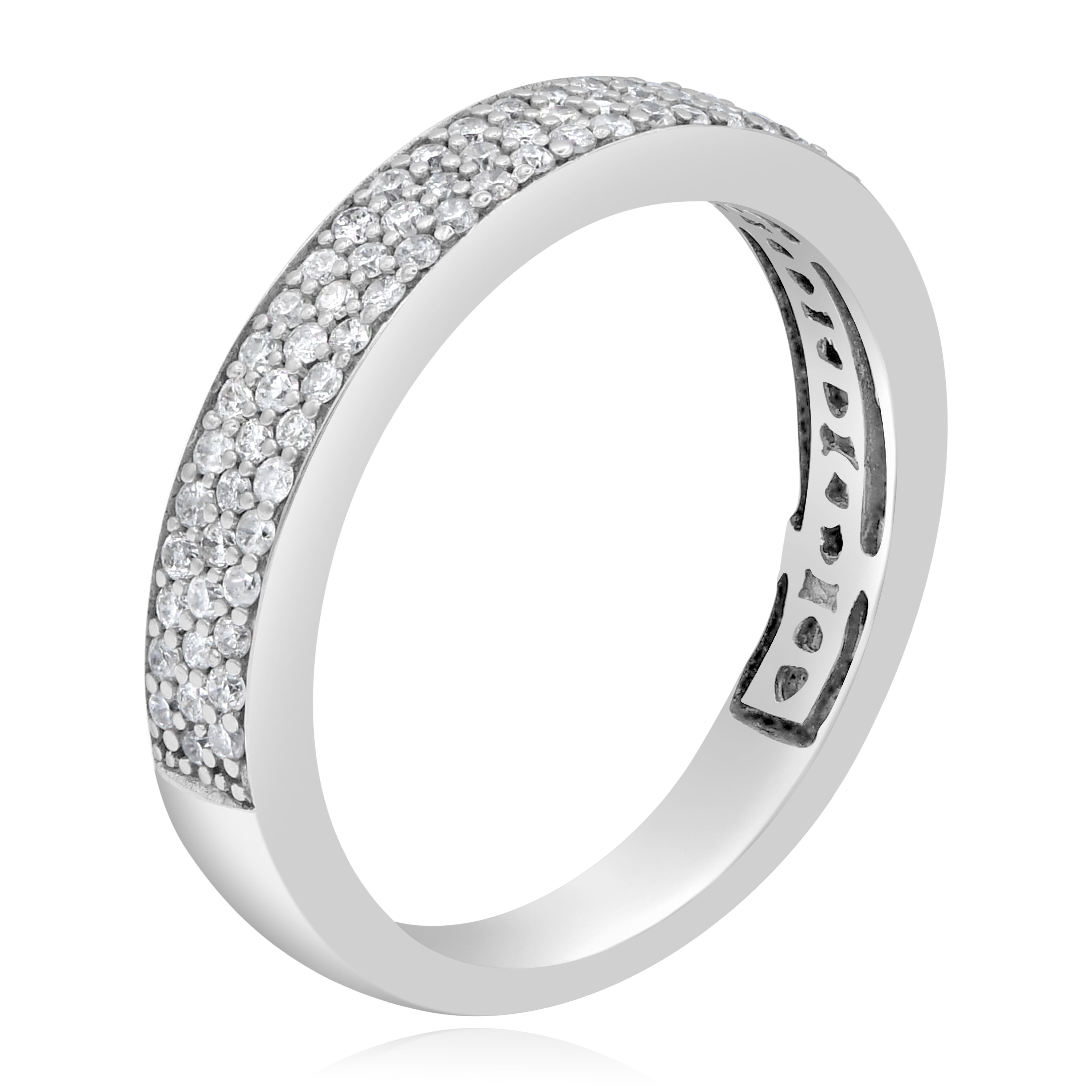0.45 ct. Diamond 14K White Gold Eternity Ring