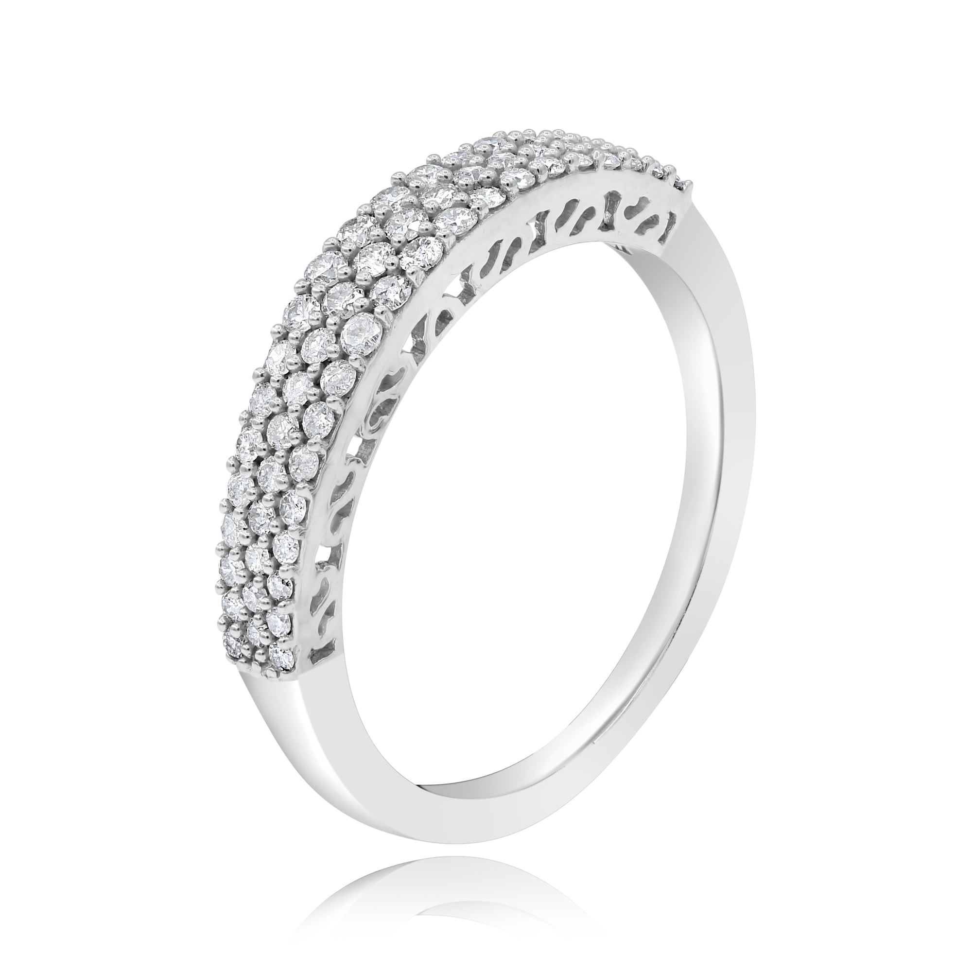 0.41 ct. Diamond 14K White Gold Eternity Band