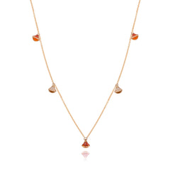 0.40 ct. Diamond 18K Rose Gold Necklace