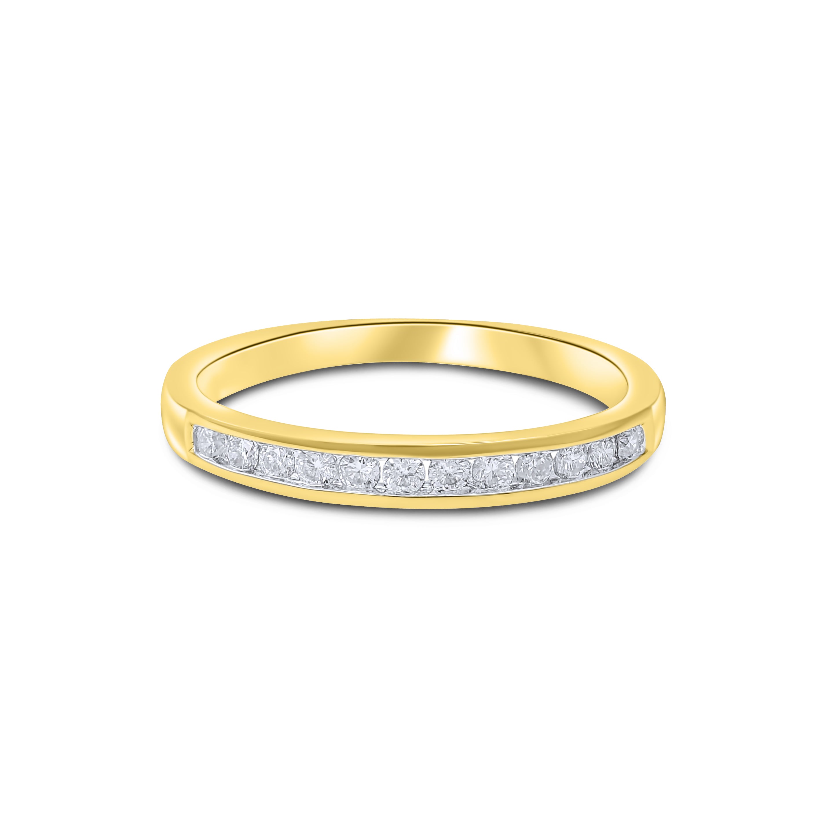 0.24 ct. Diamond 14K Yellow Gold Band