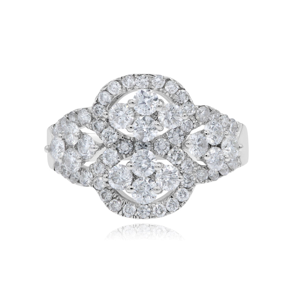 2 ct. Diamond 18K White Gold Ring