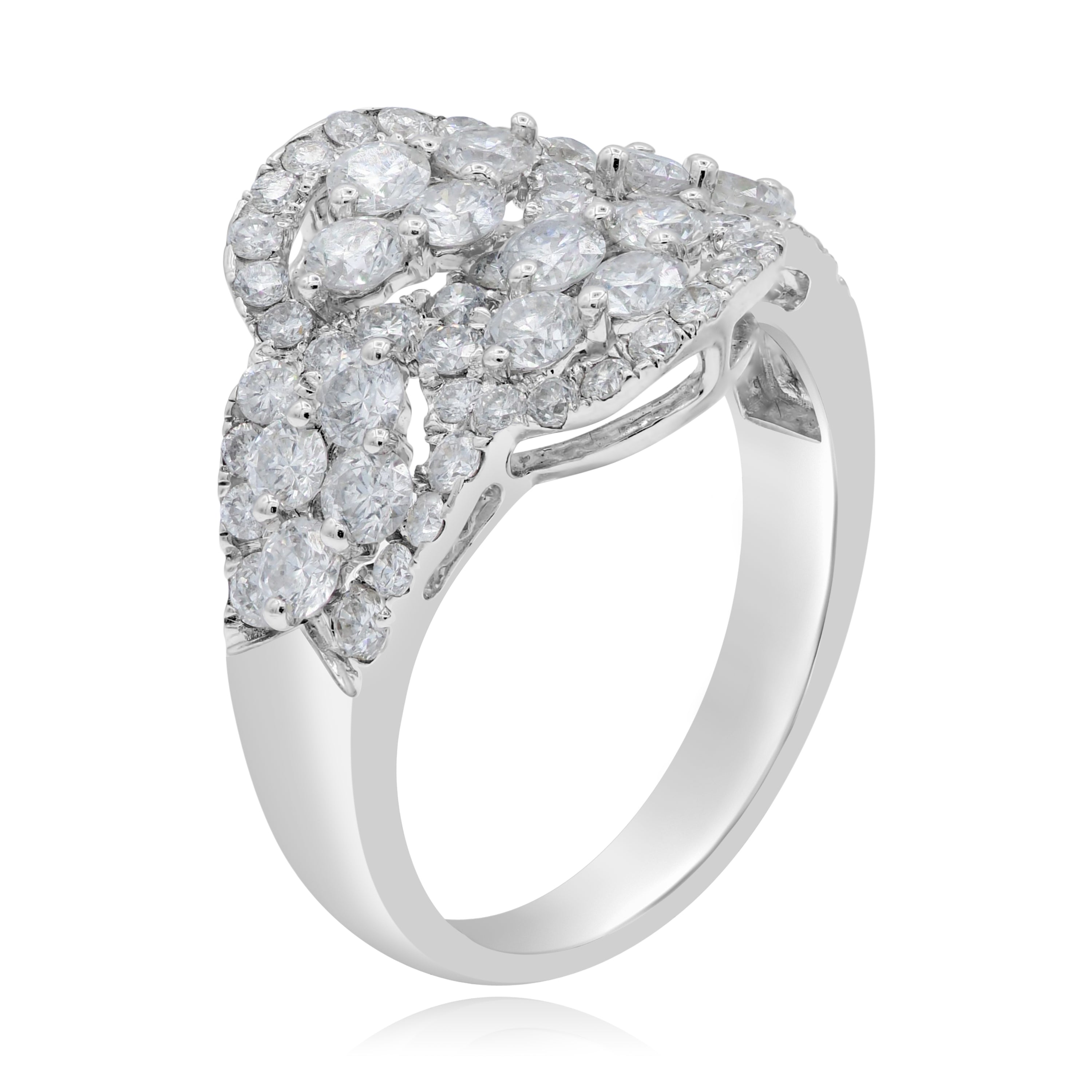 2 ct. Diamond 18K White Gold Ring
