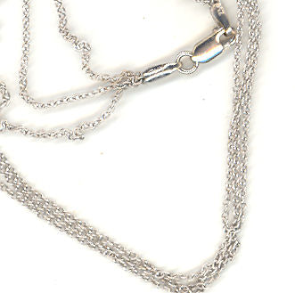 18K White Gold Chain