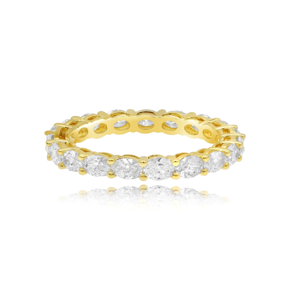 1.84 ct. Diamond 14K Yellow Gold Eternity Band