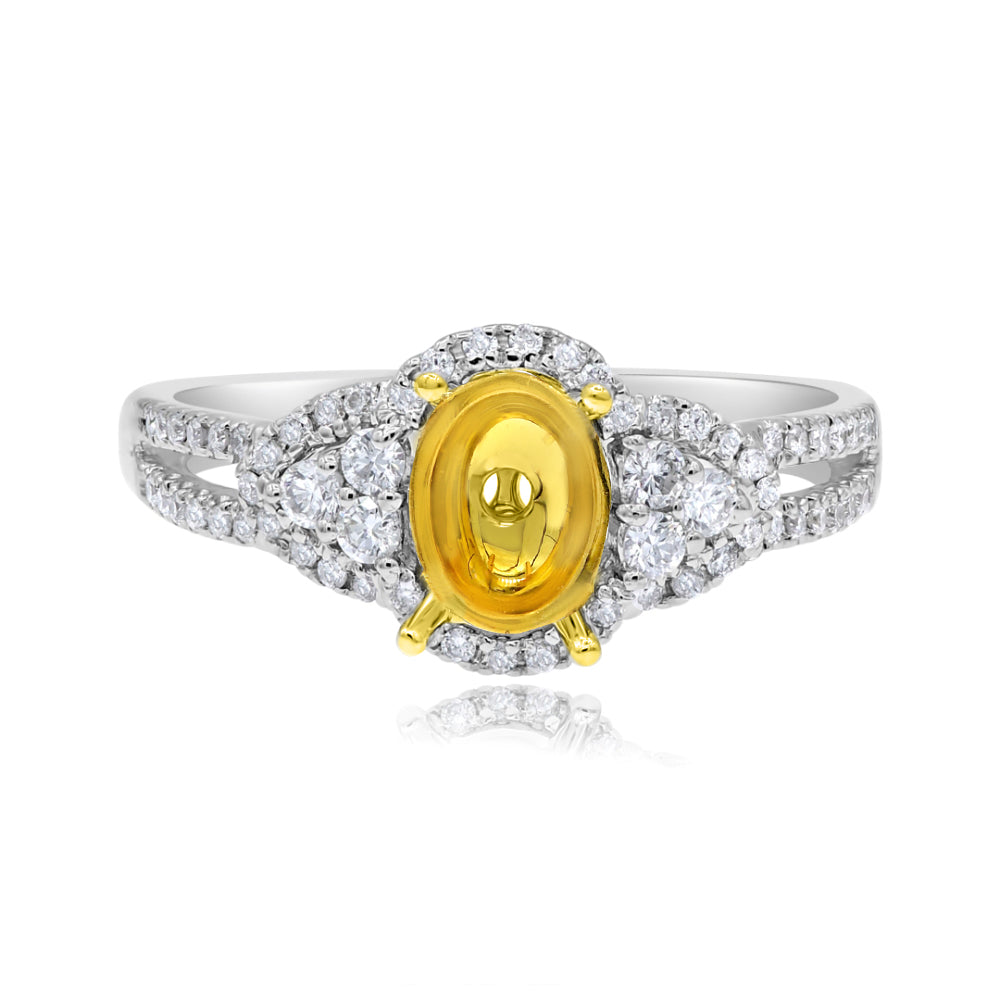 D 0.35 14K 2 TONE 3.22 GM 62 ST 6X8 - R8139A5