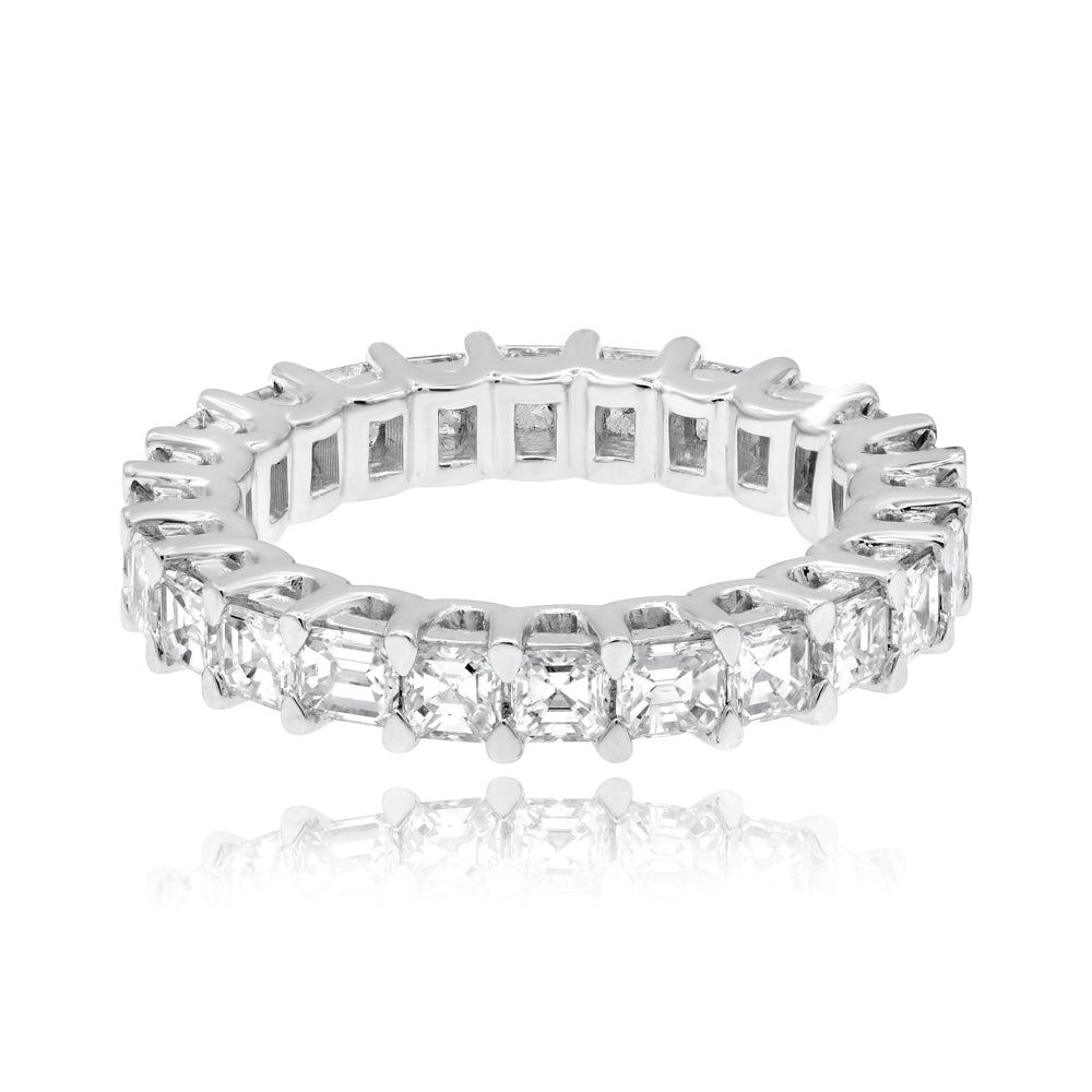 2.7 ct. Diamond 18K White Gold Eternity Band