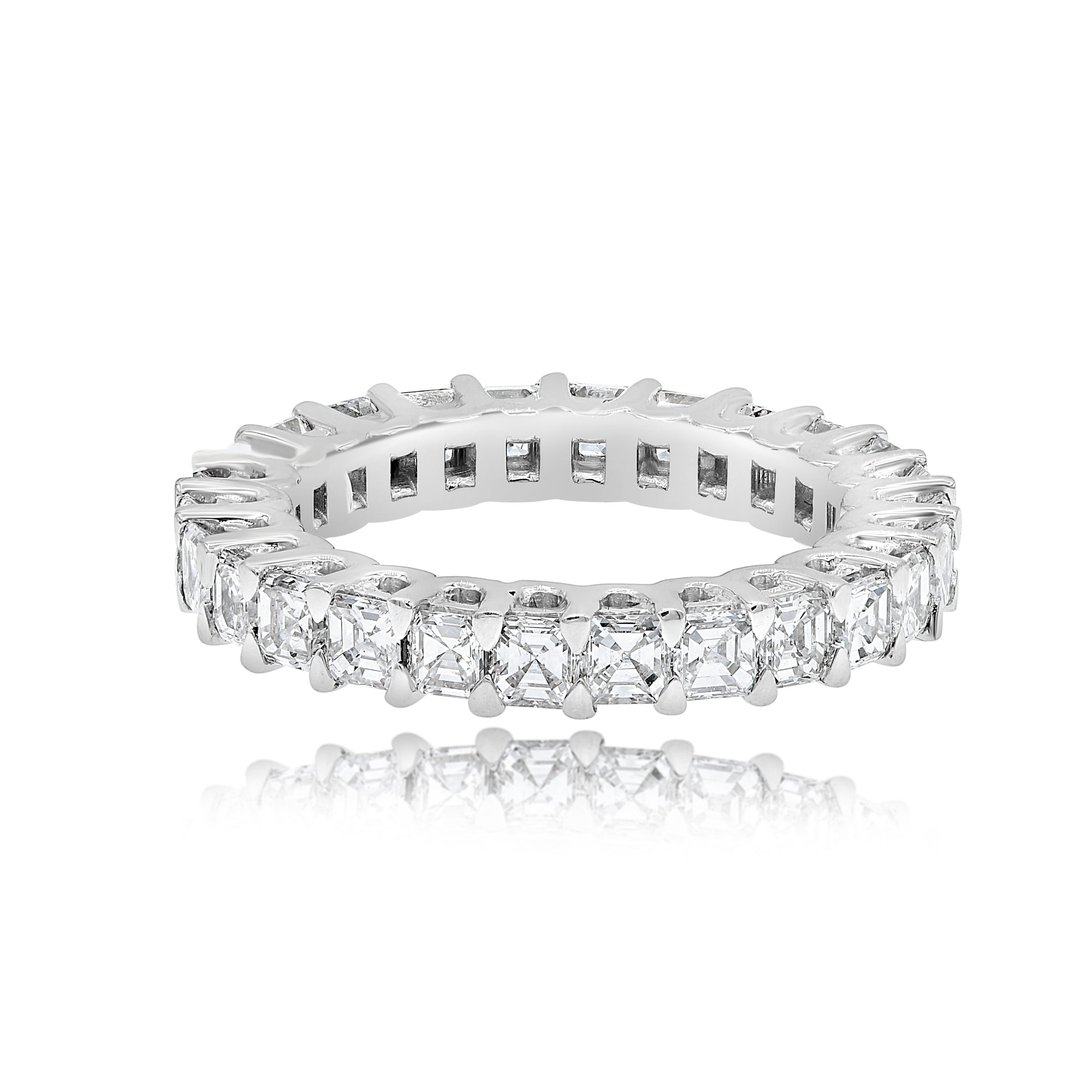 2.71 ct. Diamond 18K White Gold Eternity Band