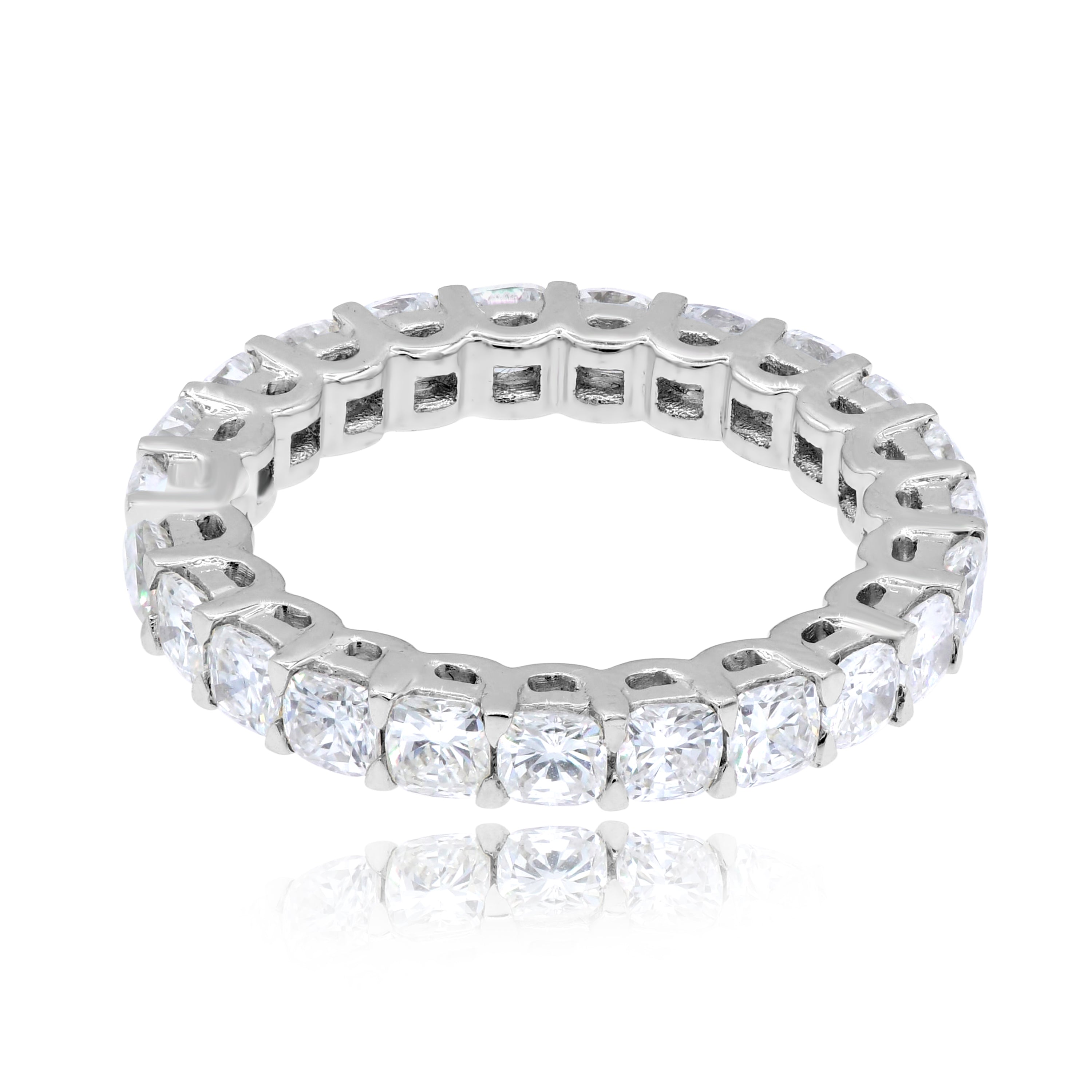 2.83 ct. Diamond 18K White Gold Eternity Ring