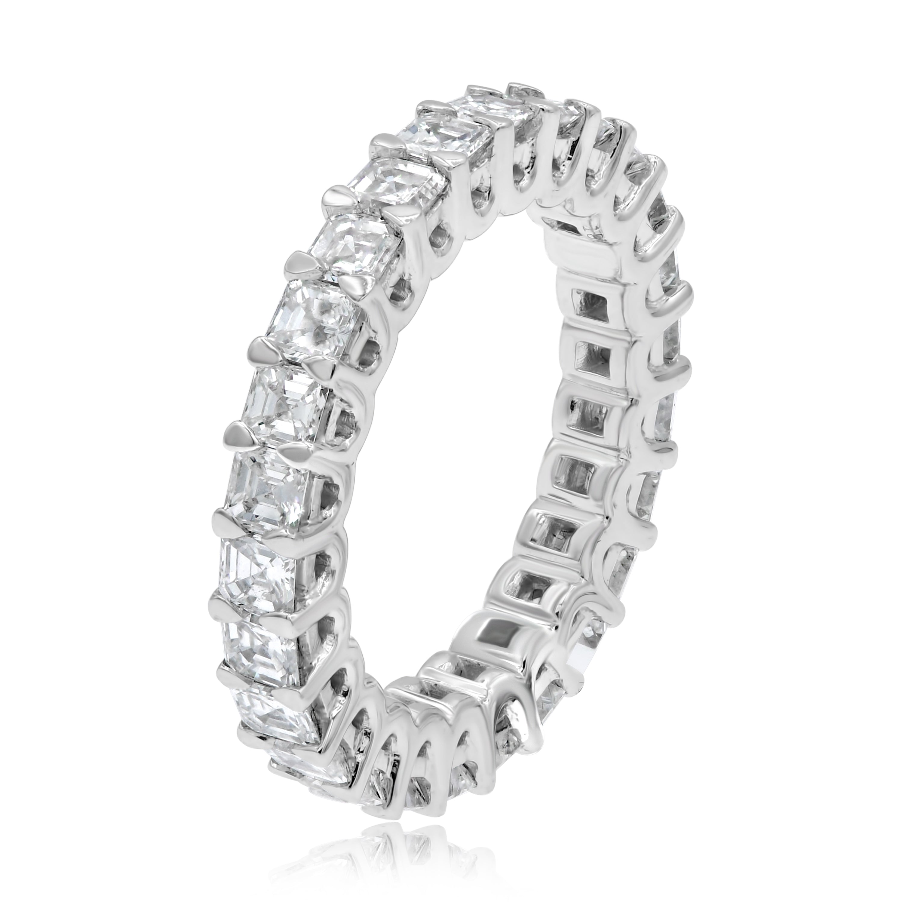 2.71 ct. Diamond 18K White Gold Eternity Band