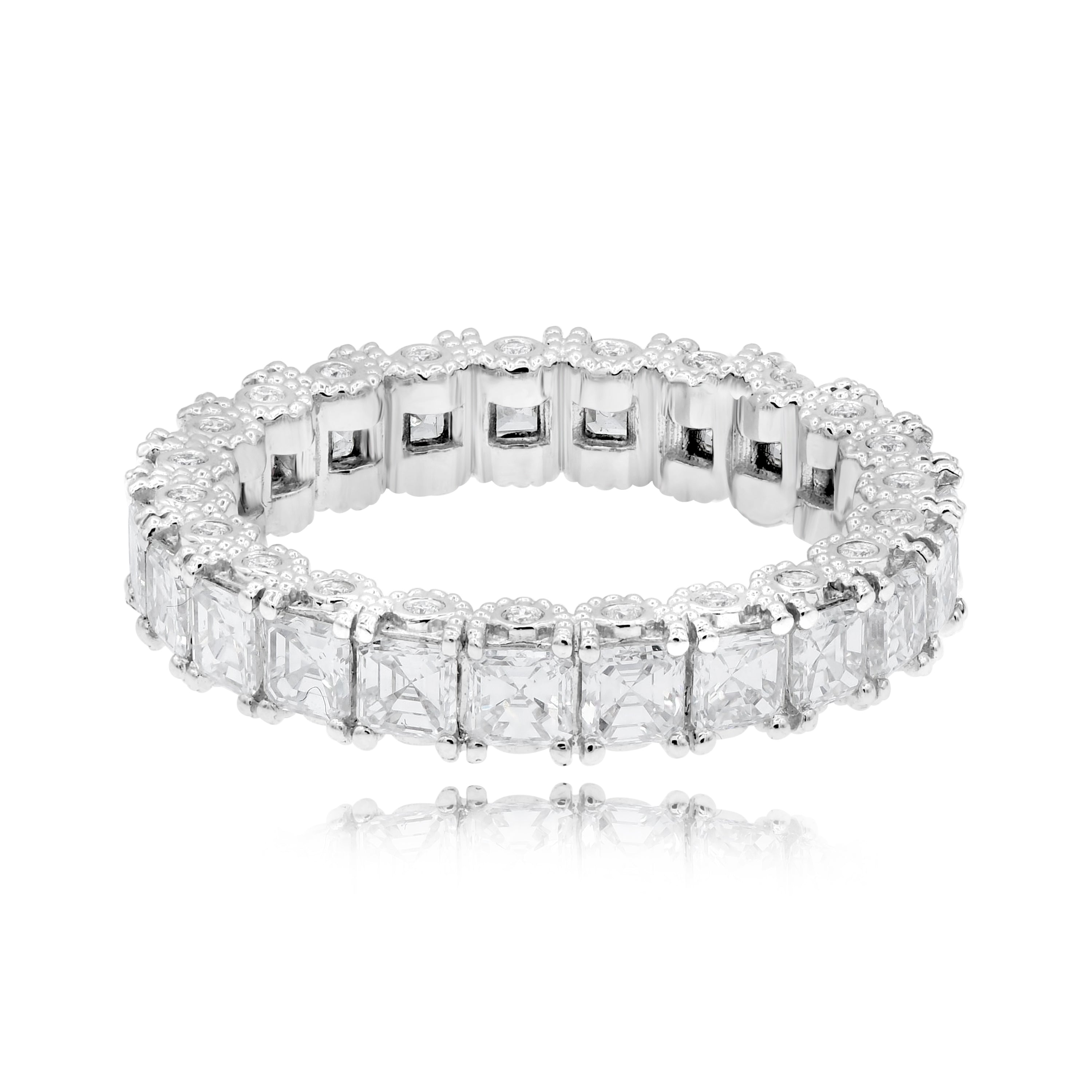 0.9 ct. Diamond 18K White Gold Eternity Band