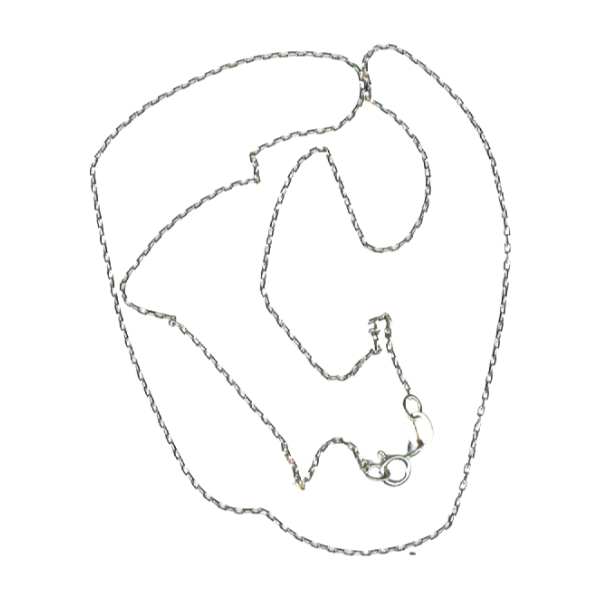 14K White Gold Chain