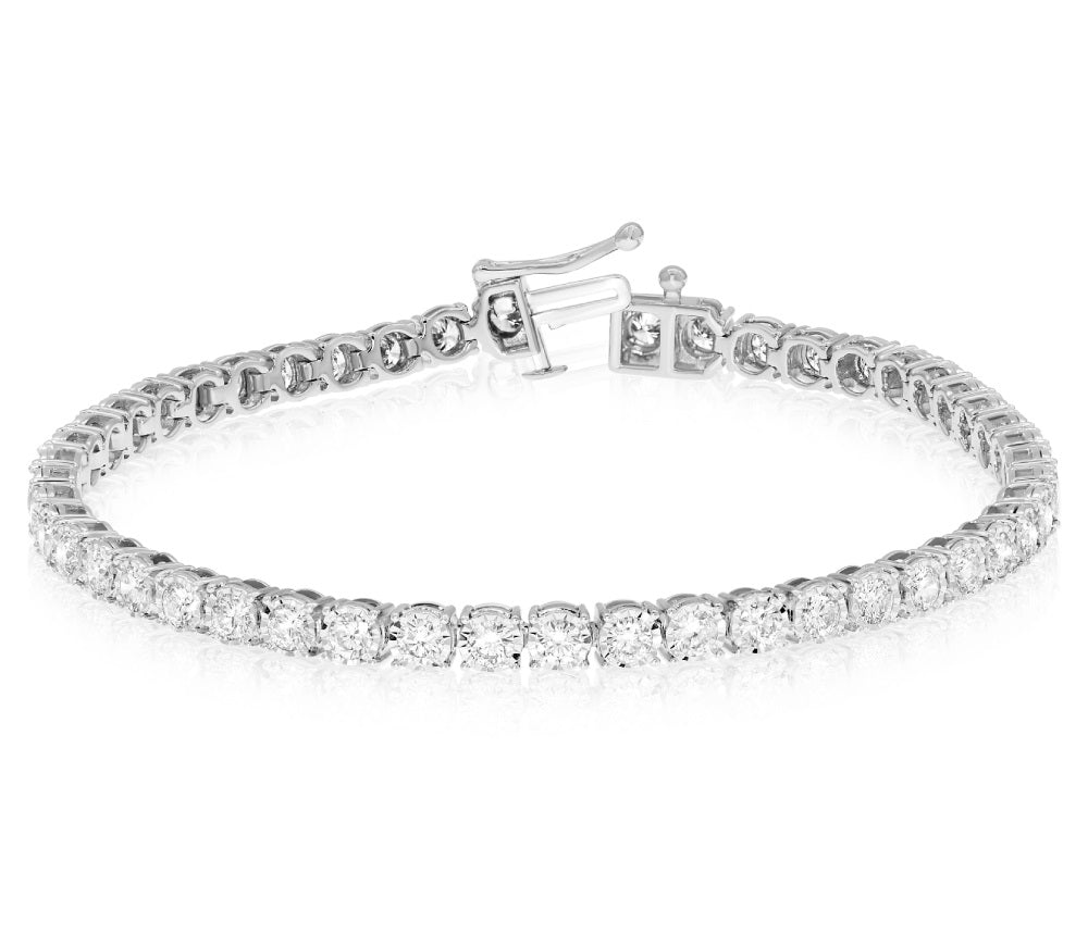 4 ct. Diamond 14K White Gold Tennis Bracelet