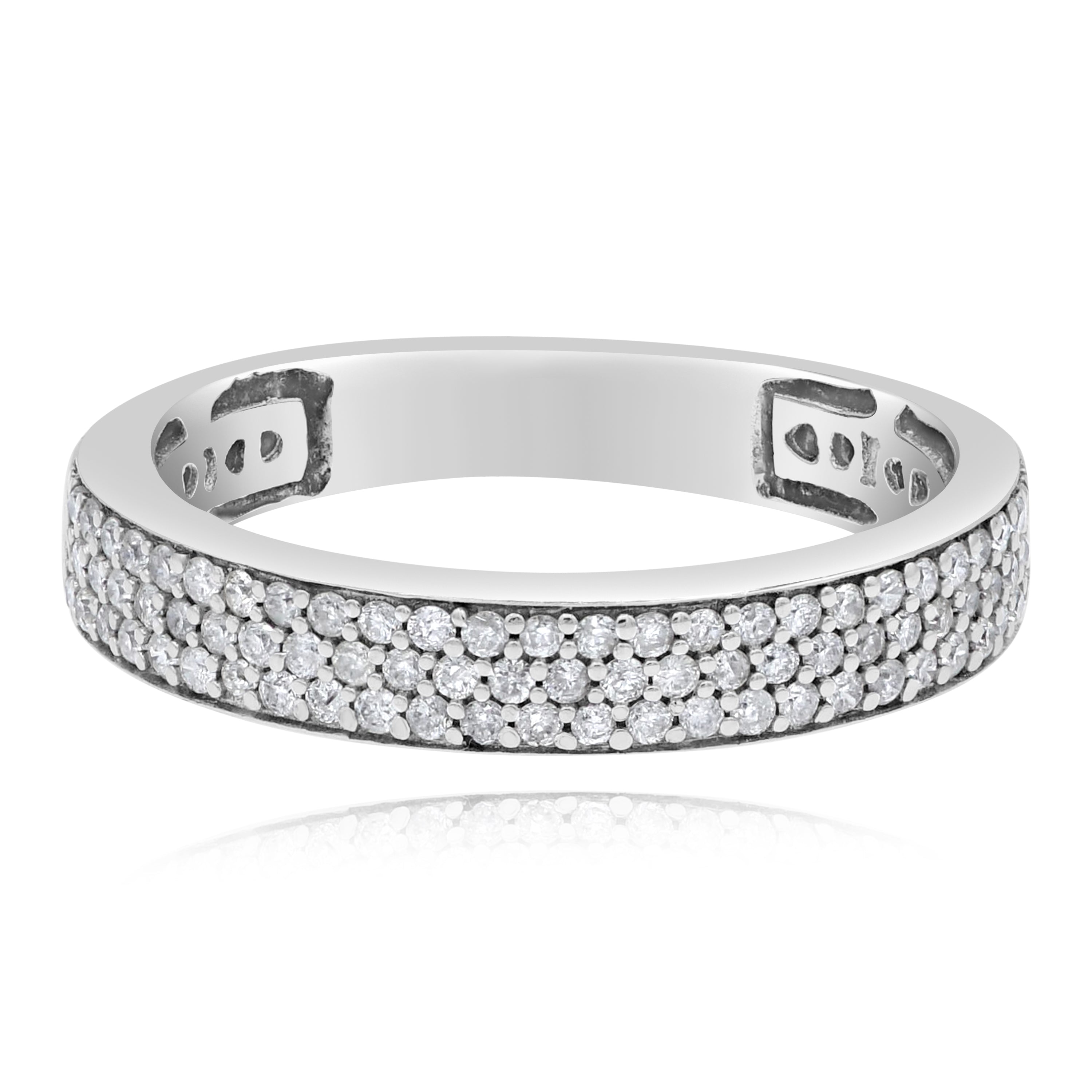 0.45 ct. Diamond 14K White Gold Eternity Ring