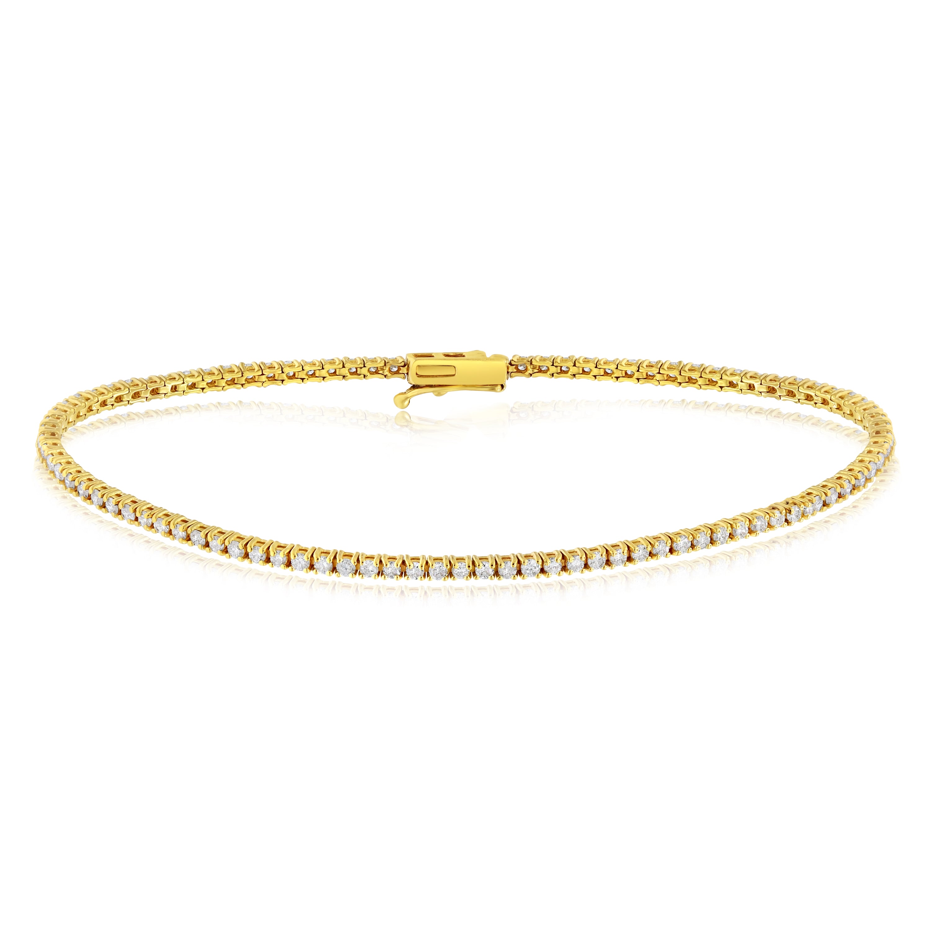 1.8 ct. Diamond 14K White Gold Tennis Bracelet