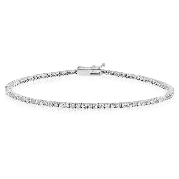 1.83 ct. Diamond 14K White Gold Tennis Bracelet