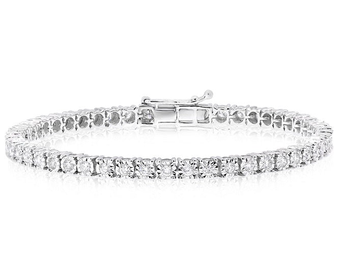 1.77 ct. Diamond 14K White Gold Tennis Bracelet