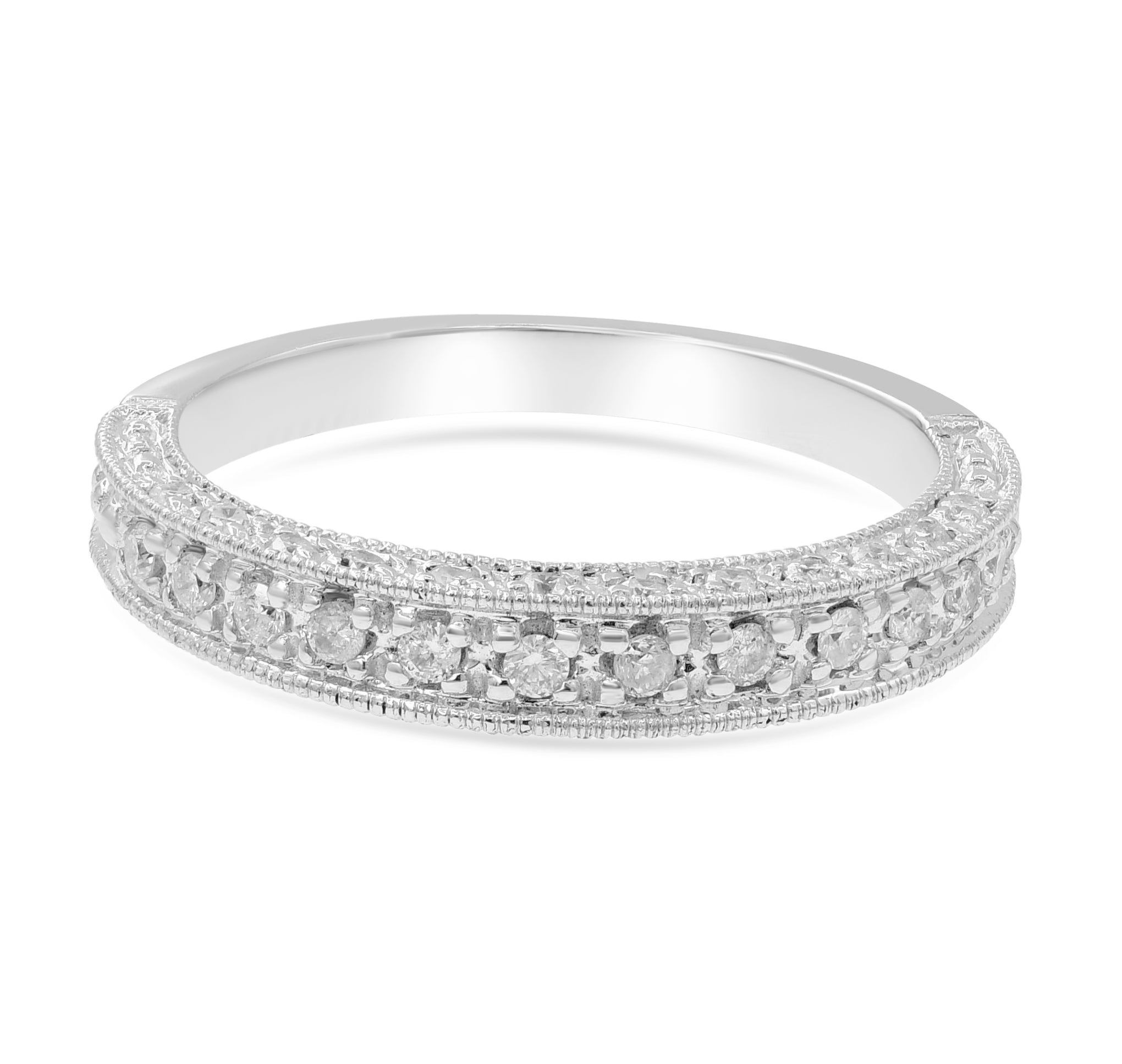 0.33 ct. Diamond 14K White Gold Half Eternity Band